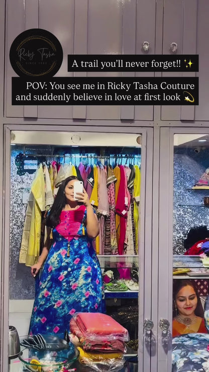 Royal Amethyst Trail Gown