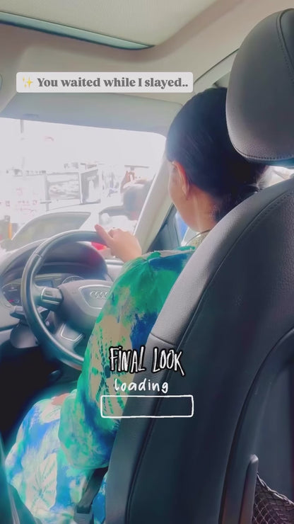 Noor-e-neel Firan Style Kurta Set