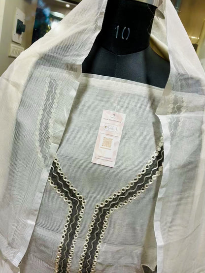 Tulip Ivory Kota Doria Suit Set